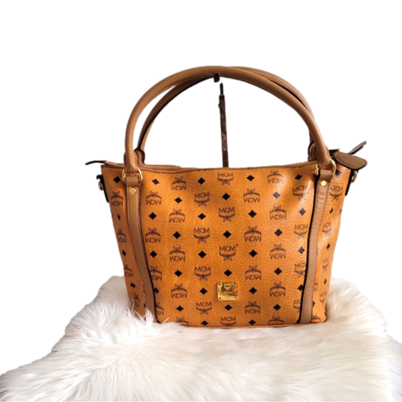 MCM Bags Mcm Cognac Shoulder Bag Poshmark